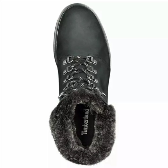 Timberland Women's Kinsley Black Mid Hiker Boots - Picture 8 of 8